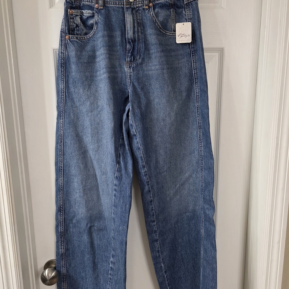 We The Free Blue Denim Jeans
